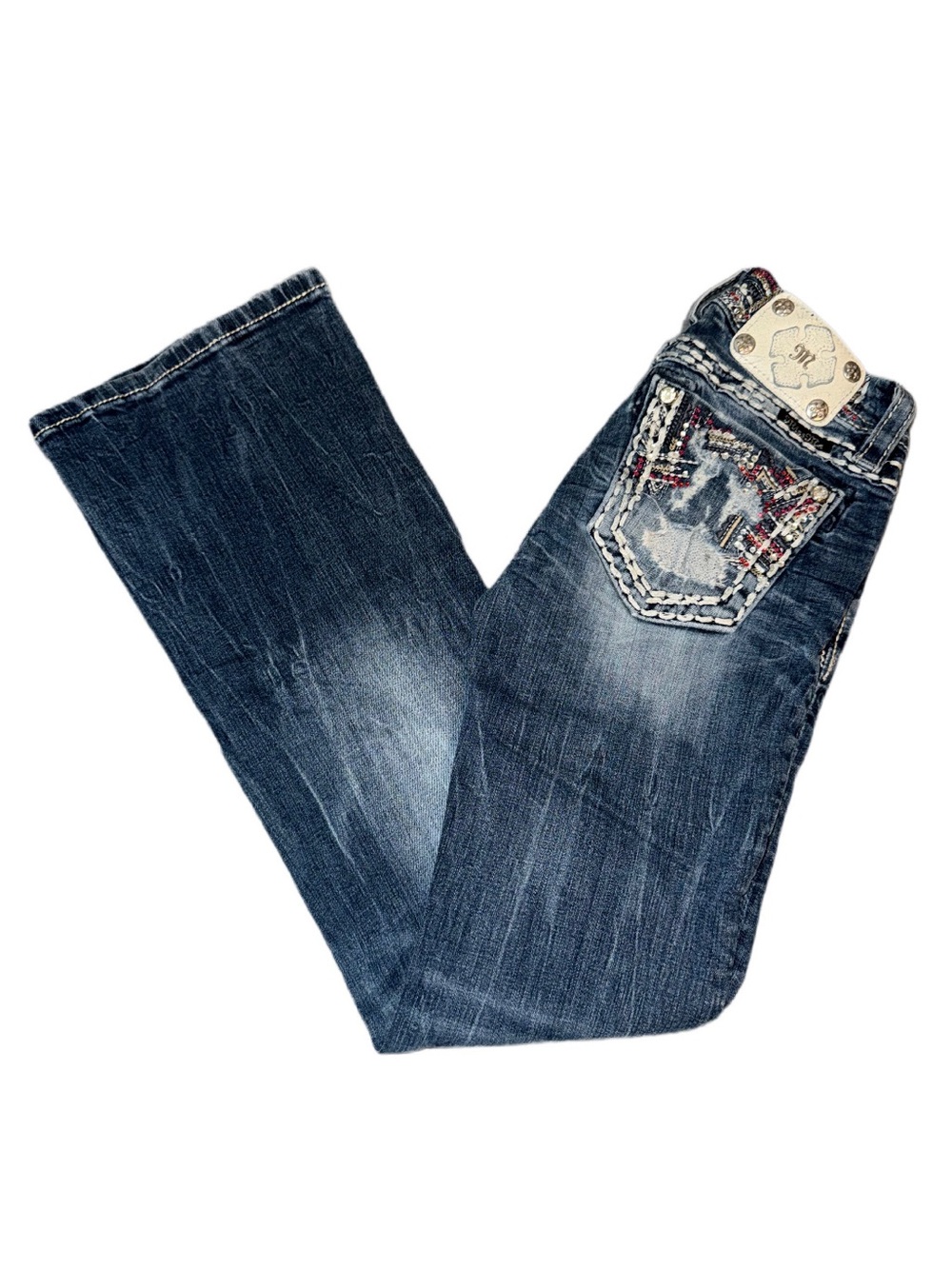 Miss Me Boot Cut Jeans Girls Size 10 KE847682